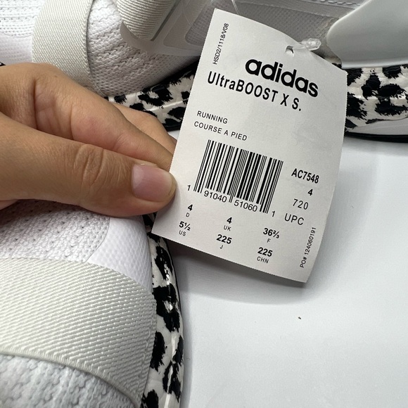 Adidas x Stella McCartney UltraBoost X White Leopard AC7548 Size 5.5 US - Picture 2 of 8